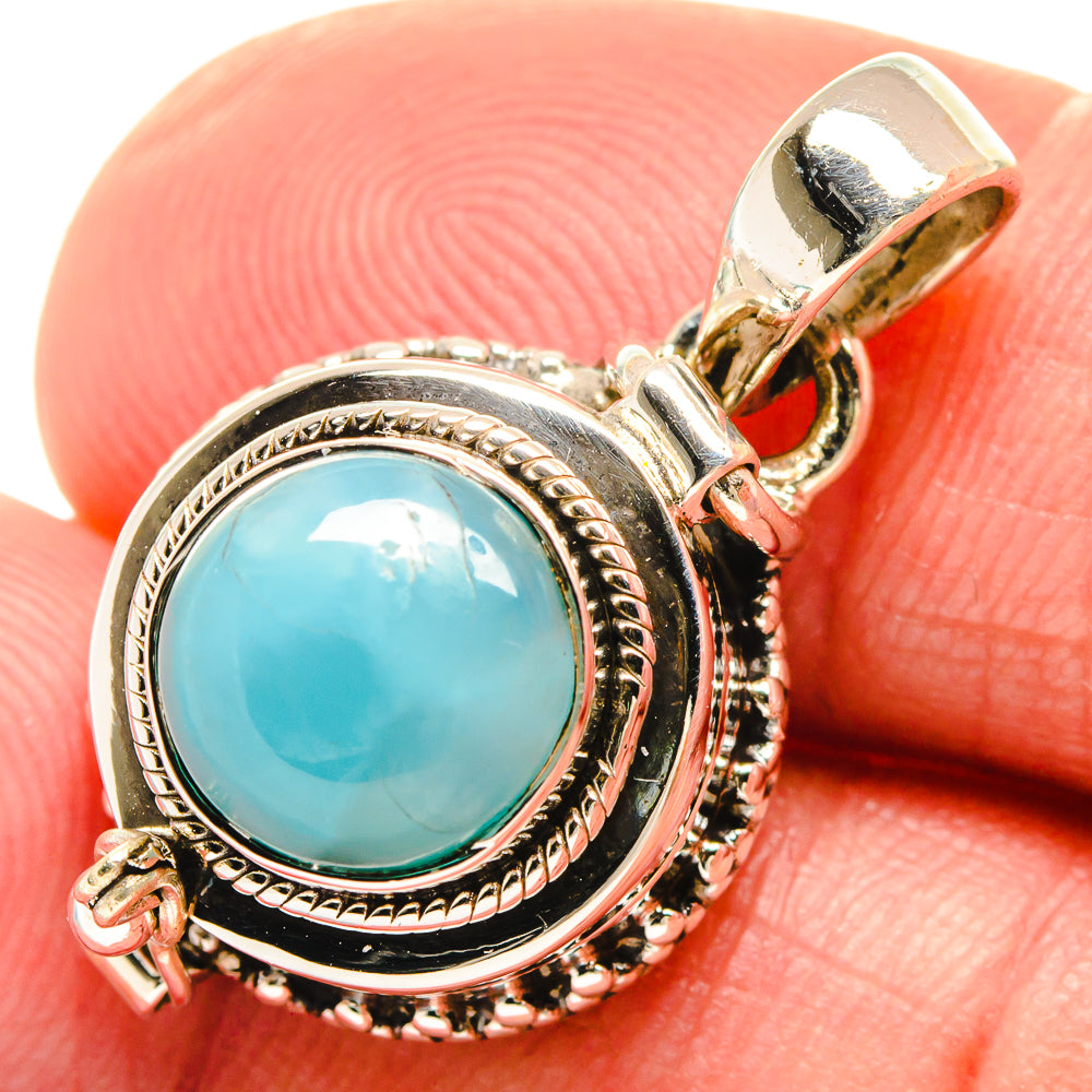 Larimar Pendants handcrafted by Ana Silver Co - PD23490