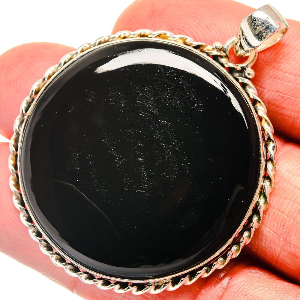 Black Onyx Pendants handcrafted by Ana Silver Co - PD23496