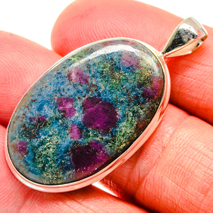 Ruby Fuchsite Pendants handcrafted by Ana Silver Co - PD23502