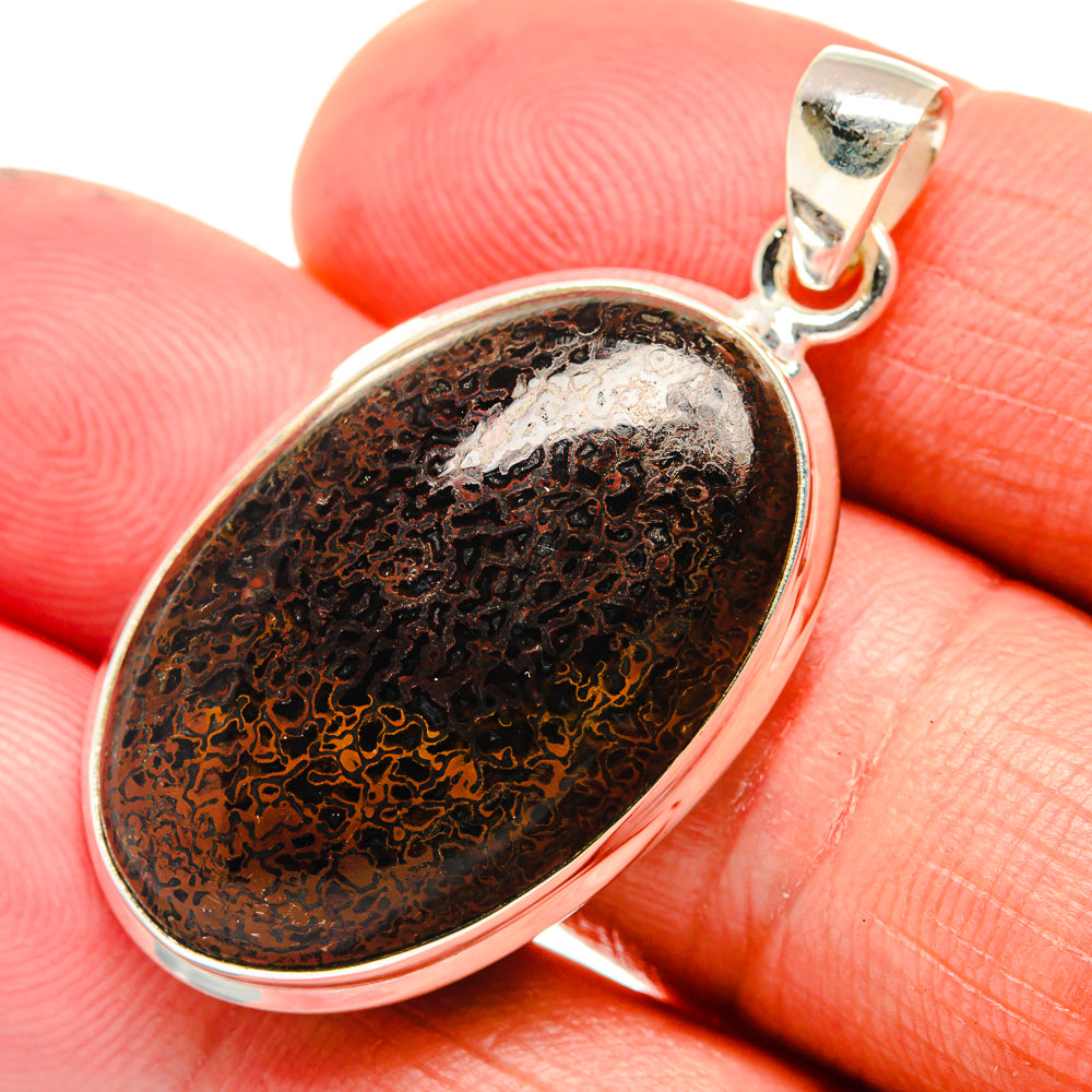 Dinosaur Bone Pendants handcrafted by Ana Silver Co - PD23506