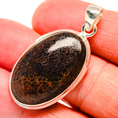 Dinosaur Bone Pendants handcrafted by Ana Silver Co - PD23506