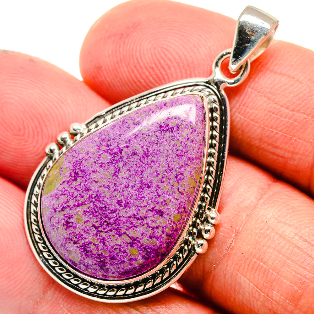 Stichtite Pendants handcrafted by Ana Silver Co - PD23525