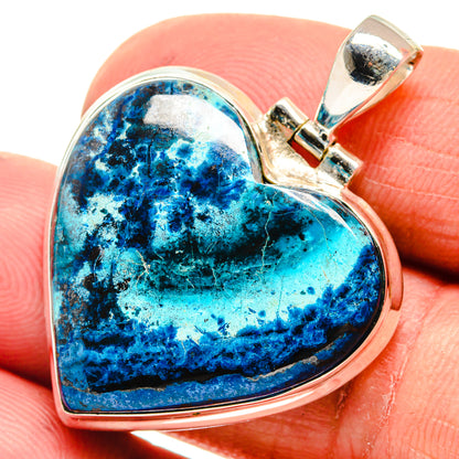 Shattuckite Pendants handcrafted by Ana Silver Co - PD23526