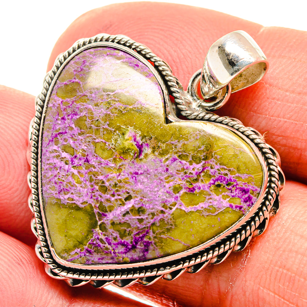 Stichtite Pendants handcrafted by Ana Silver Co - PD23534