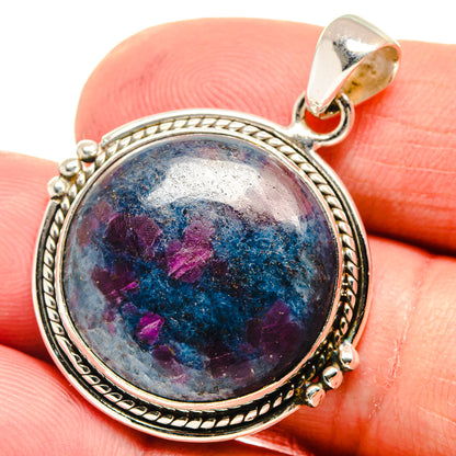 Ruby Fuchsite Pendants handcrafted by Ana Silver Co - PD23542