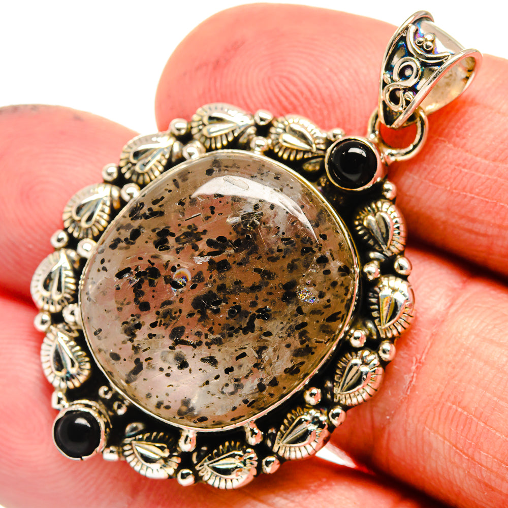 Dendritic Opal Pendants handcrafted by Ana Silver Co - PD23548