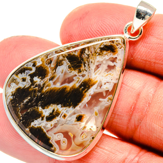 Turkish Tube Agate Pendants handcrafted by Ana Silver Co - PD23551