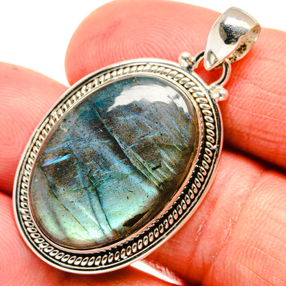Labradorite Pendants handcrafted by Ana Silver Co - PD23568