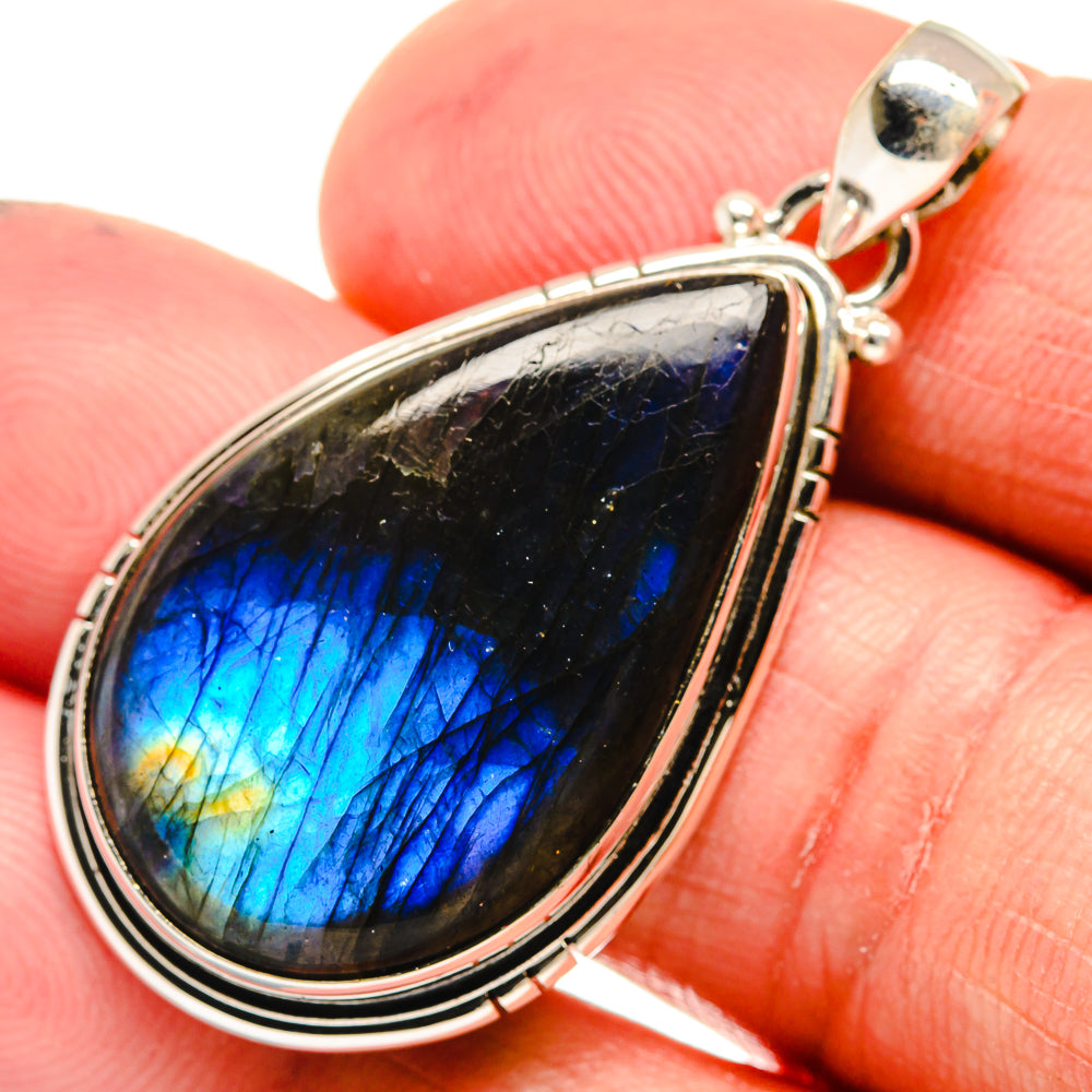 Labradorite Pendants handcrafted by Ana Silver Co - PD23569