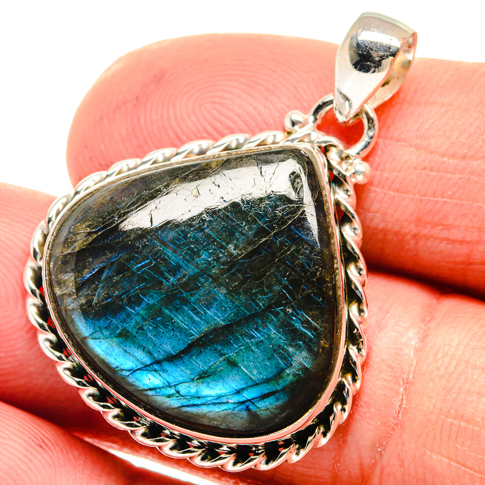Labradorite Pendants handcrafted by Ana Silver Co - PD23574