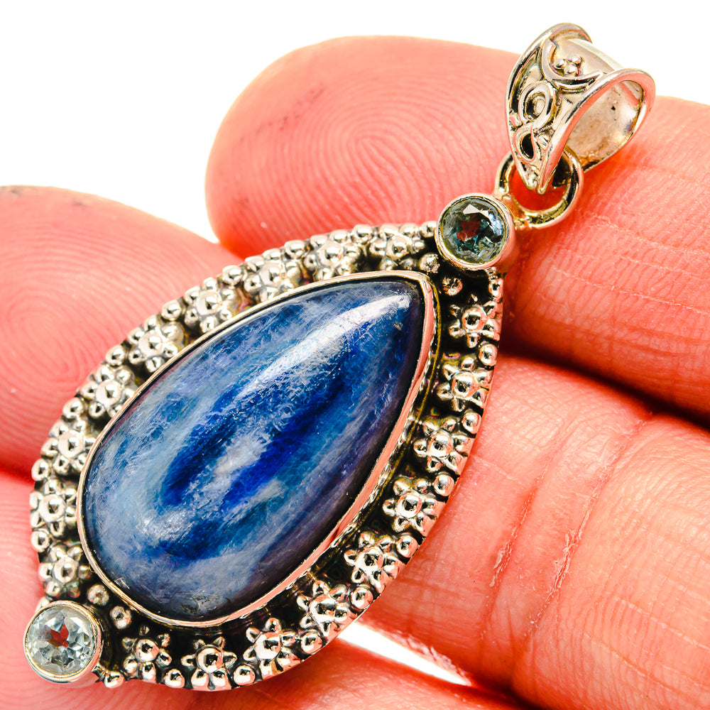 Kyanite Pendants handcrafted by Ana Silver Co - PD23578