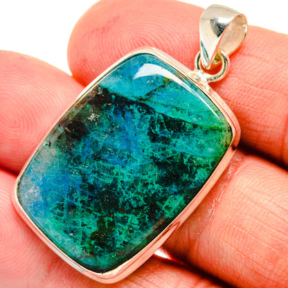 Chrysocolla Pendants handcrafted by Ana Silver Co - PD23580