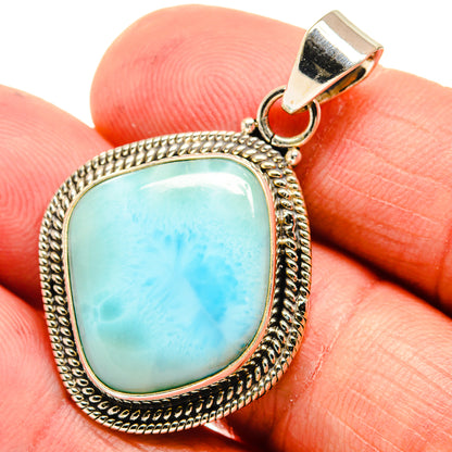 Larimar Pendants handcrafted by Ana Silver Co - PD23581