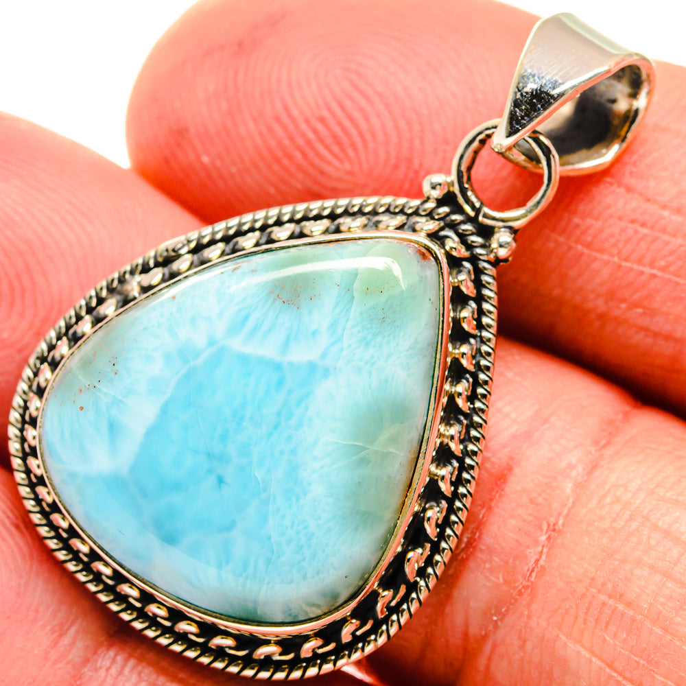 Larimar Pendants handcrafted by Ana Silver Co - PD23582