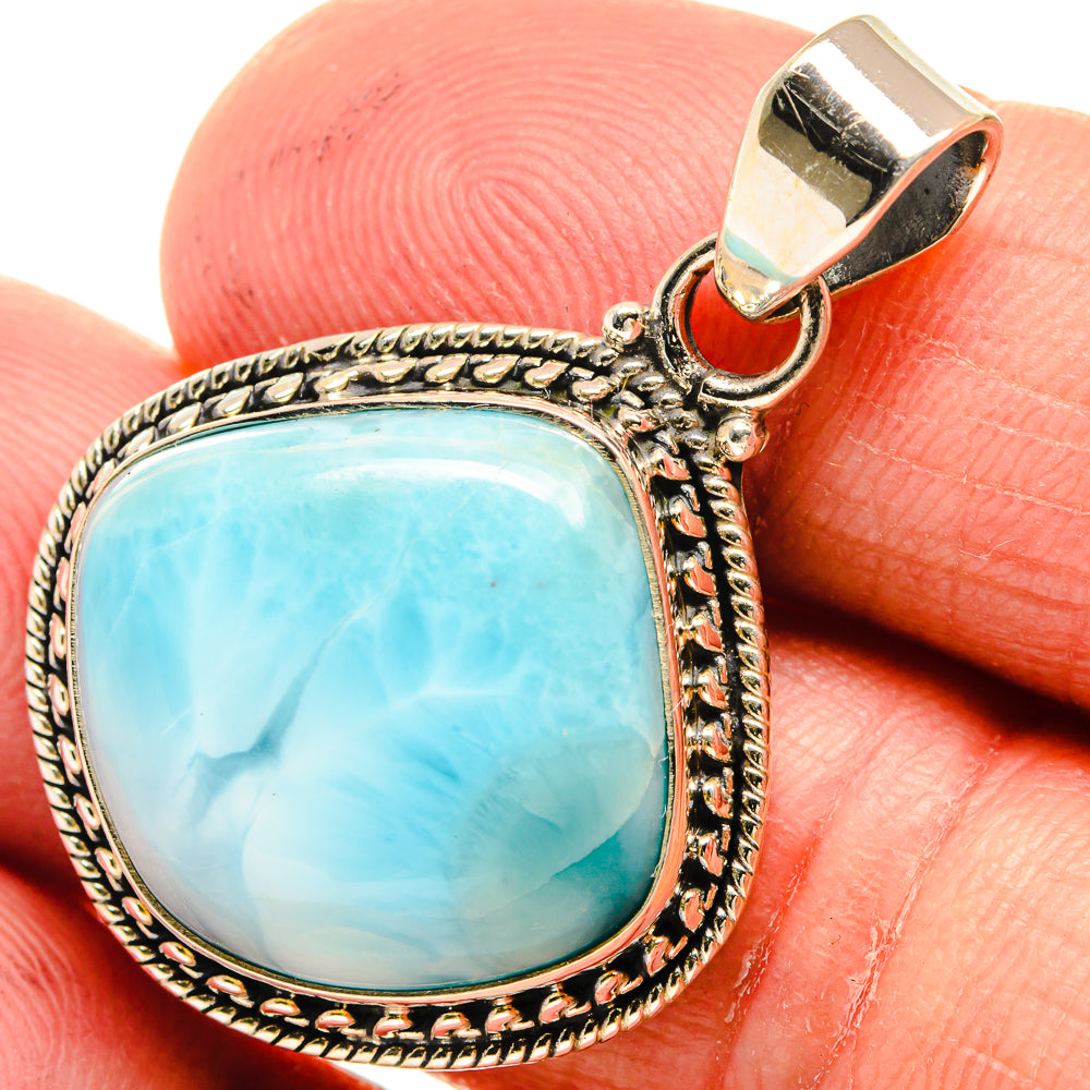 Larimar Pendants handcrafted by Ana Silver Co - PD23583