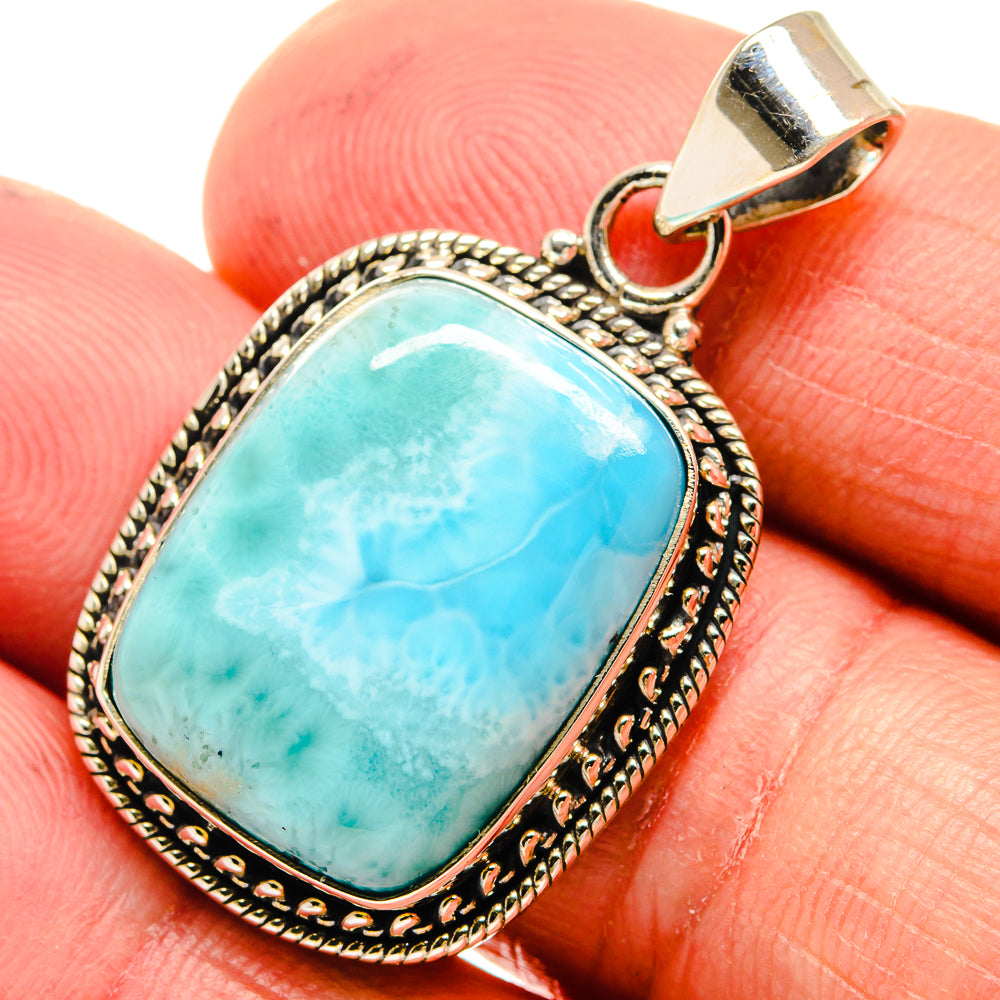 Larimar Pendants handcrafted by Ana Silver Co - PD23584