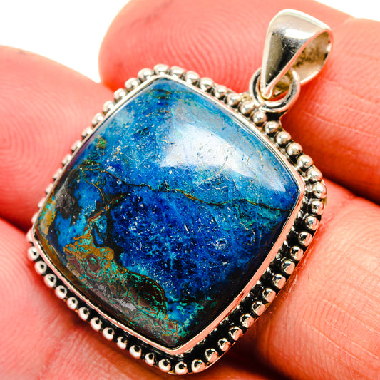 Azurite Pendants handcrafted by Ana Silver Co - PD23588