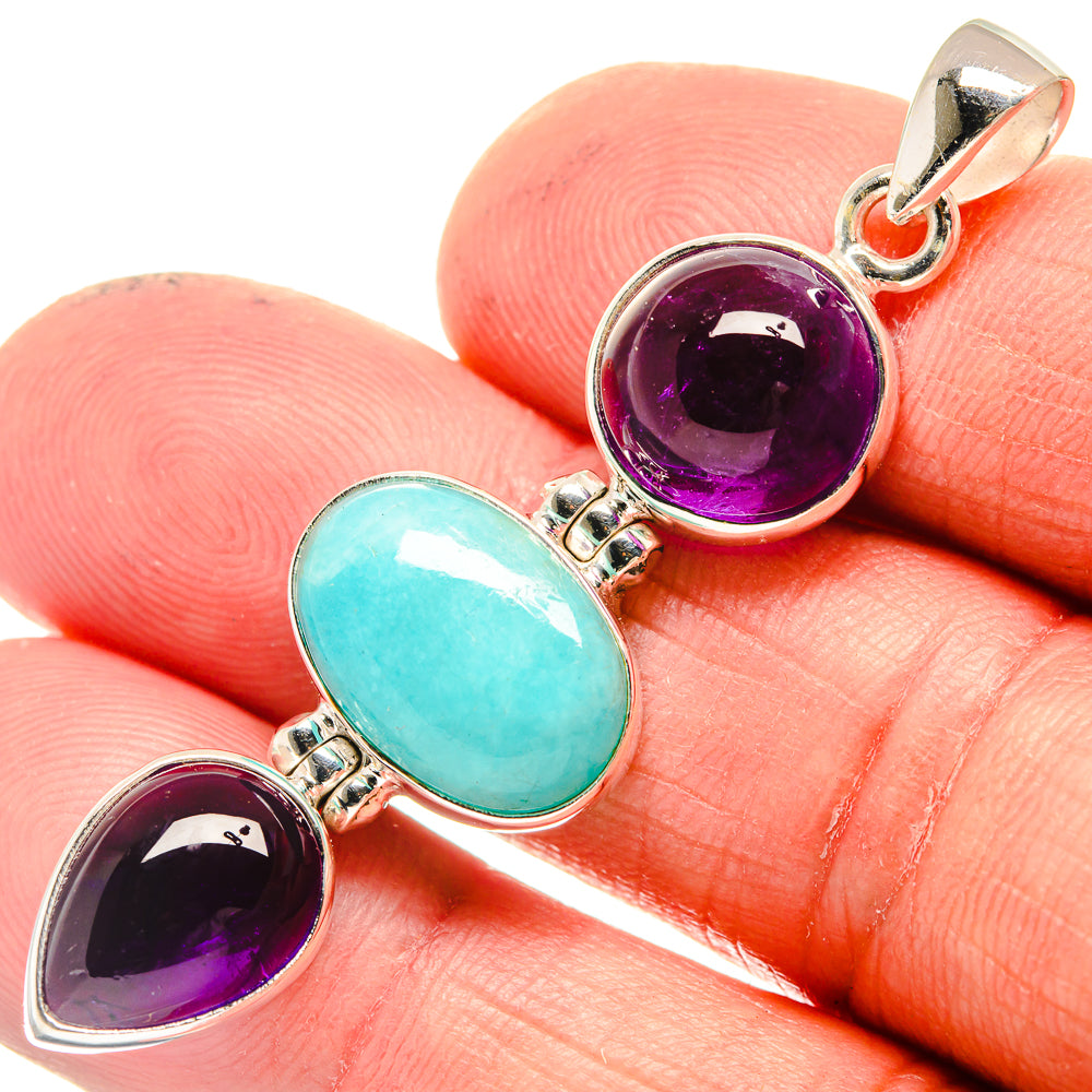 Larimar Pendants handcrafted by Ana Silver Co - PD23614