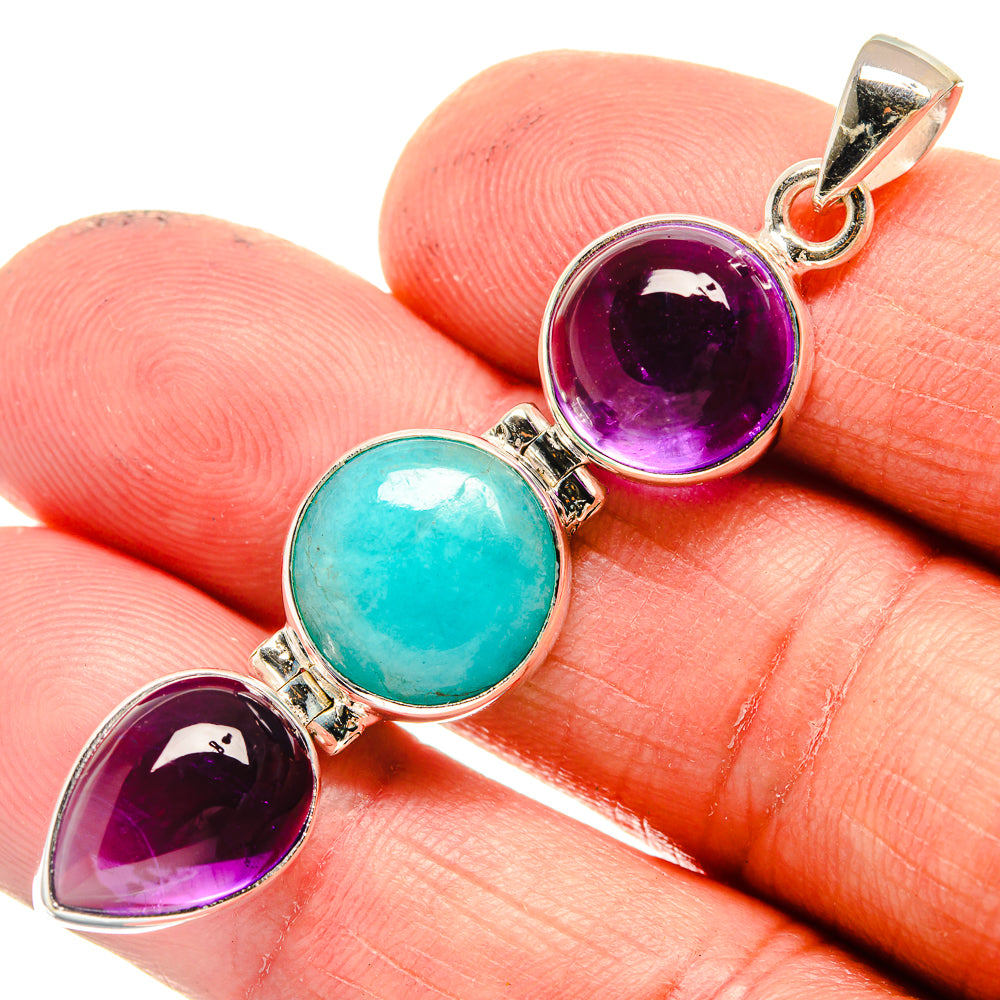 Larimar Pendants handcrafted by Ana Silver Co - PD23619