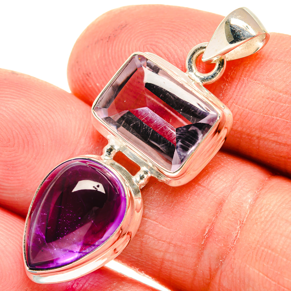 Amethyst Pendants handcrafted by Ana Silver Co - PD23623