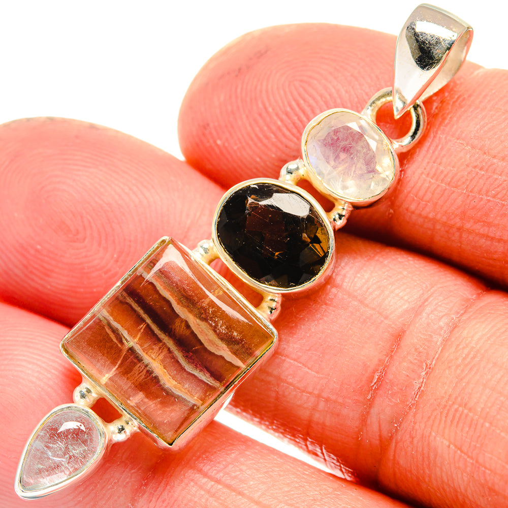 Fluorite Pendants handcrafted by Ana Silver Co - PD23633
