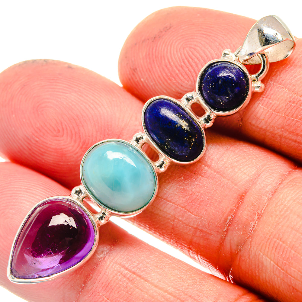 Amethyst Pendants handcrafted by Ana Silver Co - PD23634