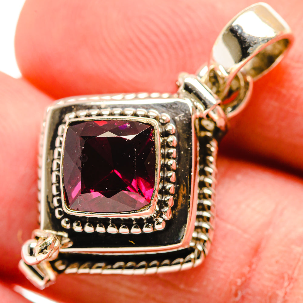 Garnet Pendants handcrafted by Ana Silver Co - PD23640