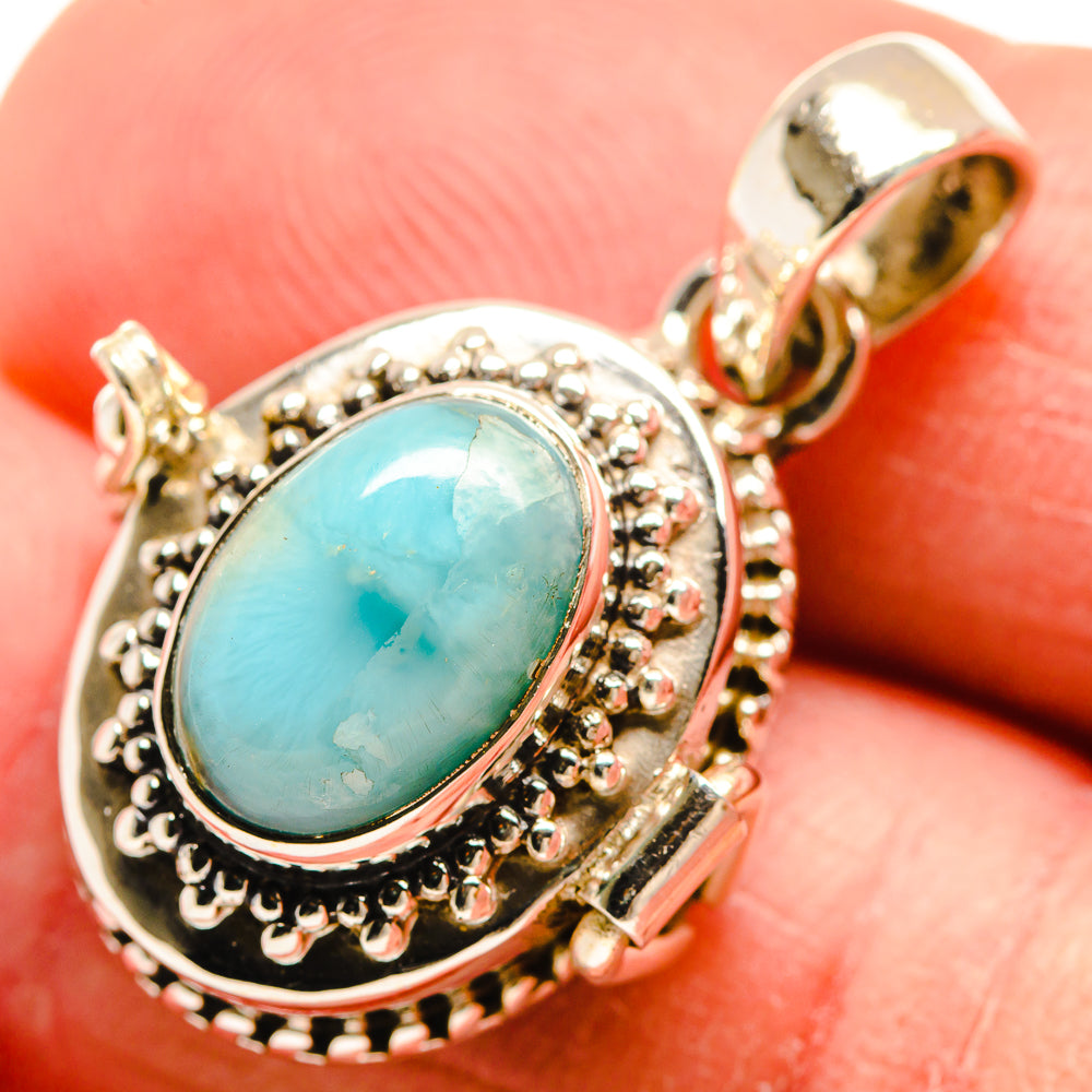 Larimar Pendants handcrafted by Ana Silver Co - PD23644