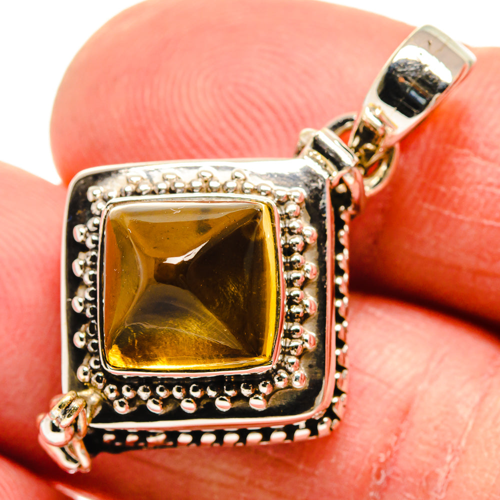 Citrine Pendants handcrafted by Ana Silver Co - PD23645