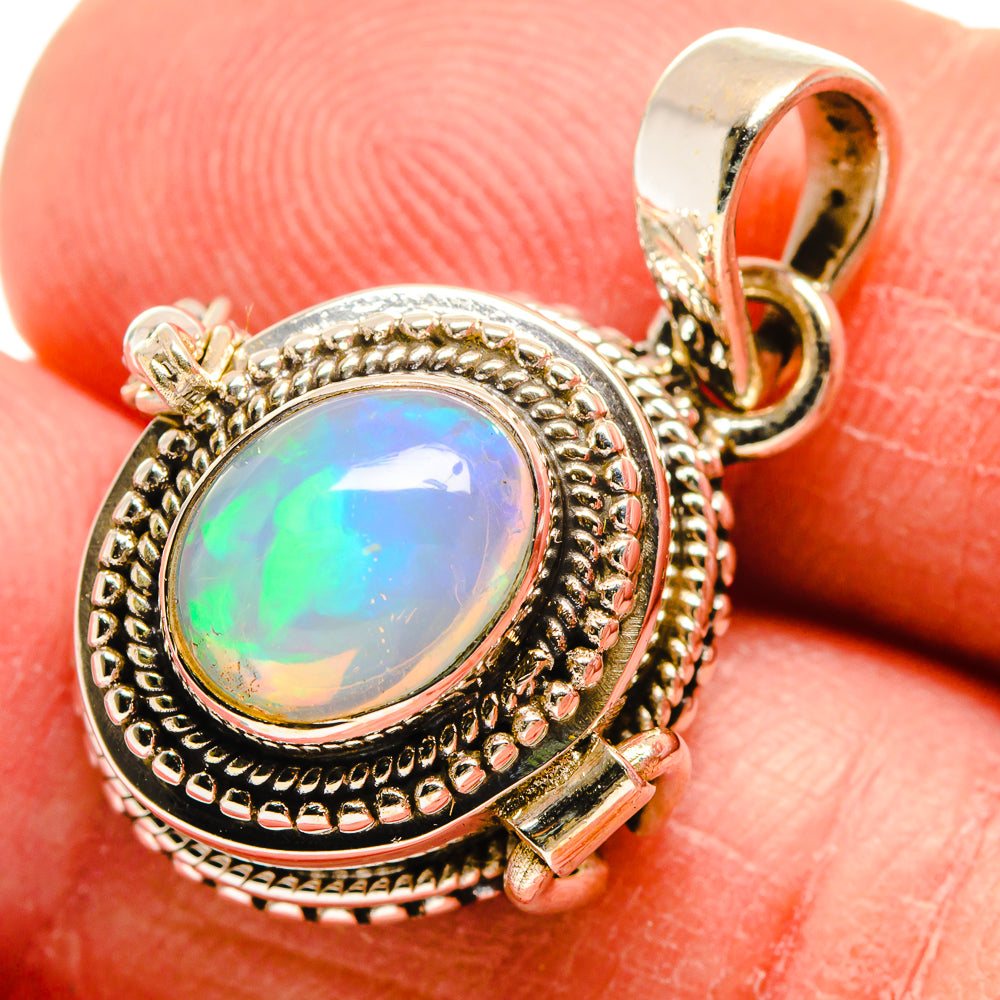 Ethiopian Opal Pendants handcrafted by Ana Silver Co - PD23647
