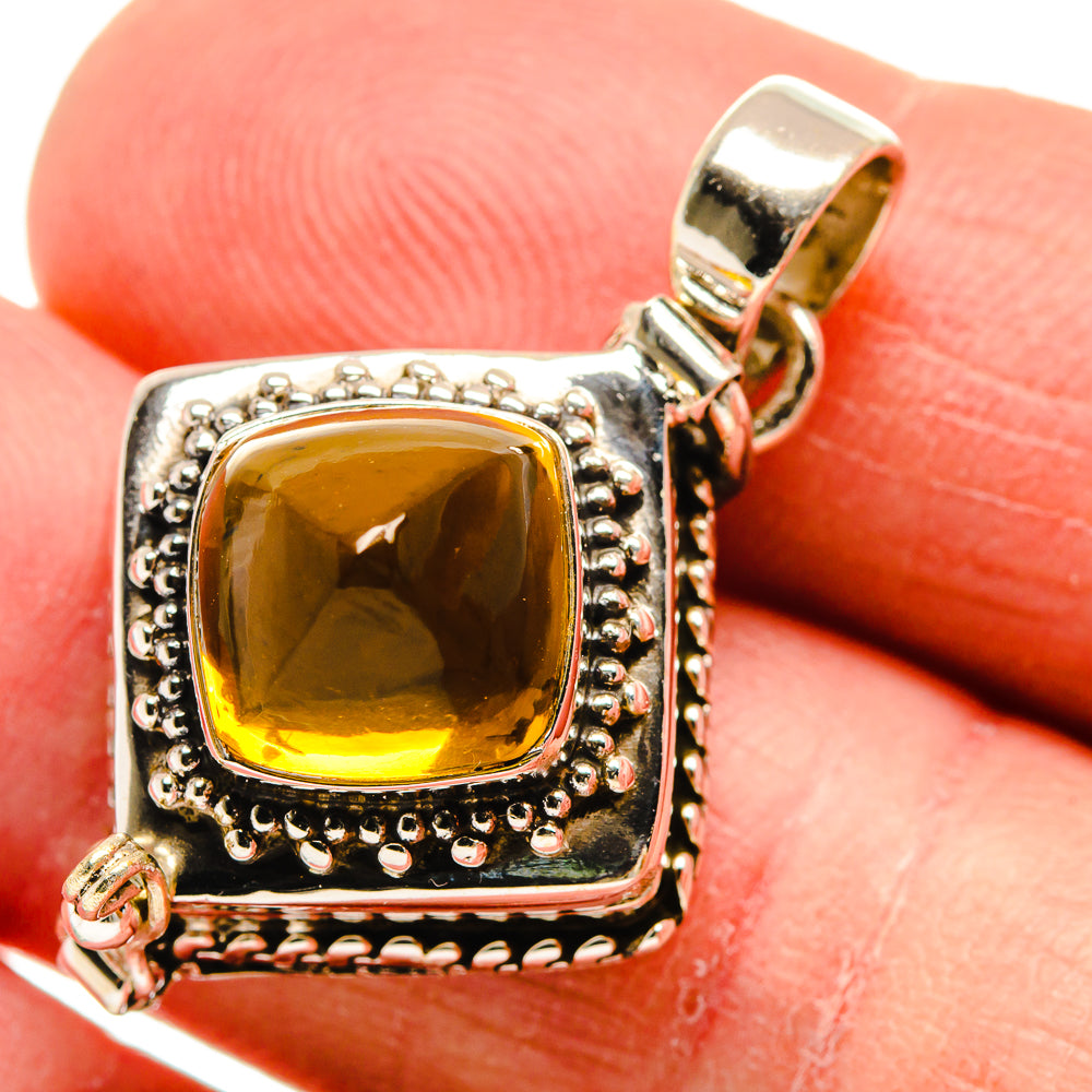 Citrine Pendants handcrafted by Ana Silver Co - PD23648