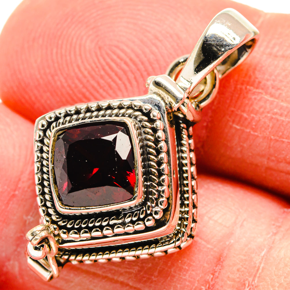 Garnet Pendants handcrafted by Ana Silver Co - PD23649
