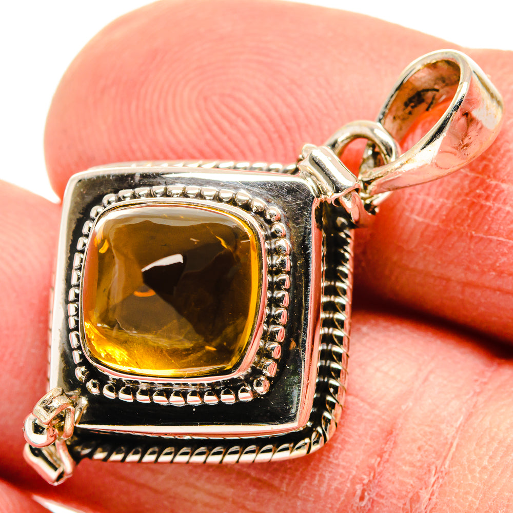Citrine Pendants handcrafted by Ana Silver Co - PD23655