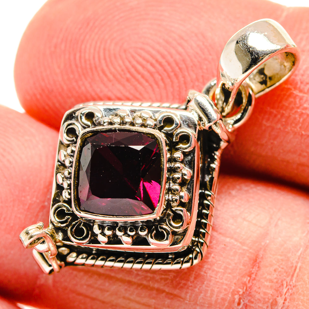 Garnet Pendants handcrafted by Ana Silver Co - PD23656