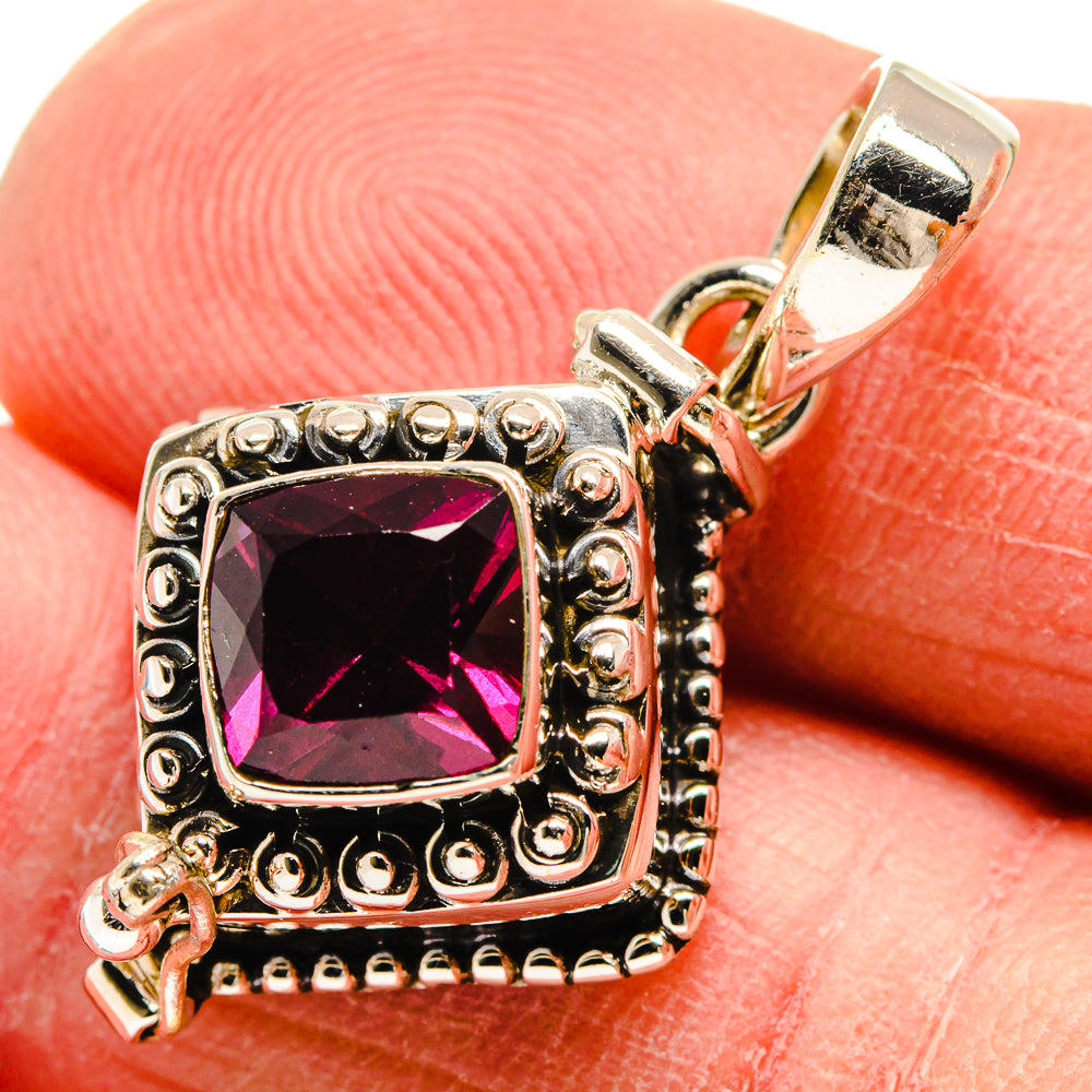 Garnet Pendants handcrafted by Ana Silver Co - PD23657