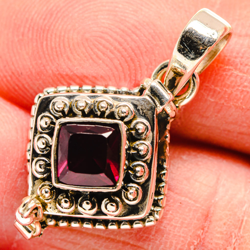 Garnet Pendants handcrafted by Ana Silver Co - PD23658