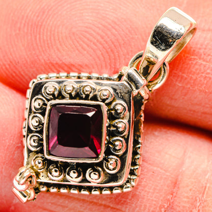 Garnet Pendants handcrafted by Ana Silver Co - PD23658