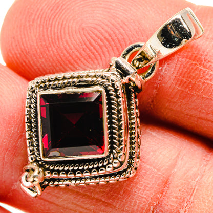 Garnet Pendants handcrafted by Ana Silver Co - PD23662