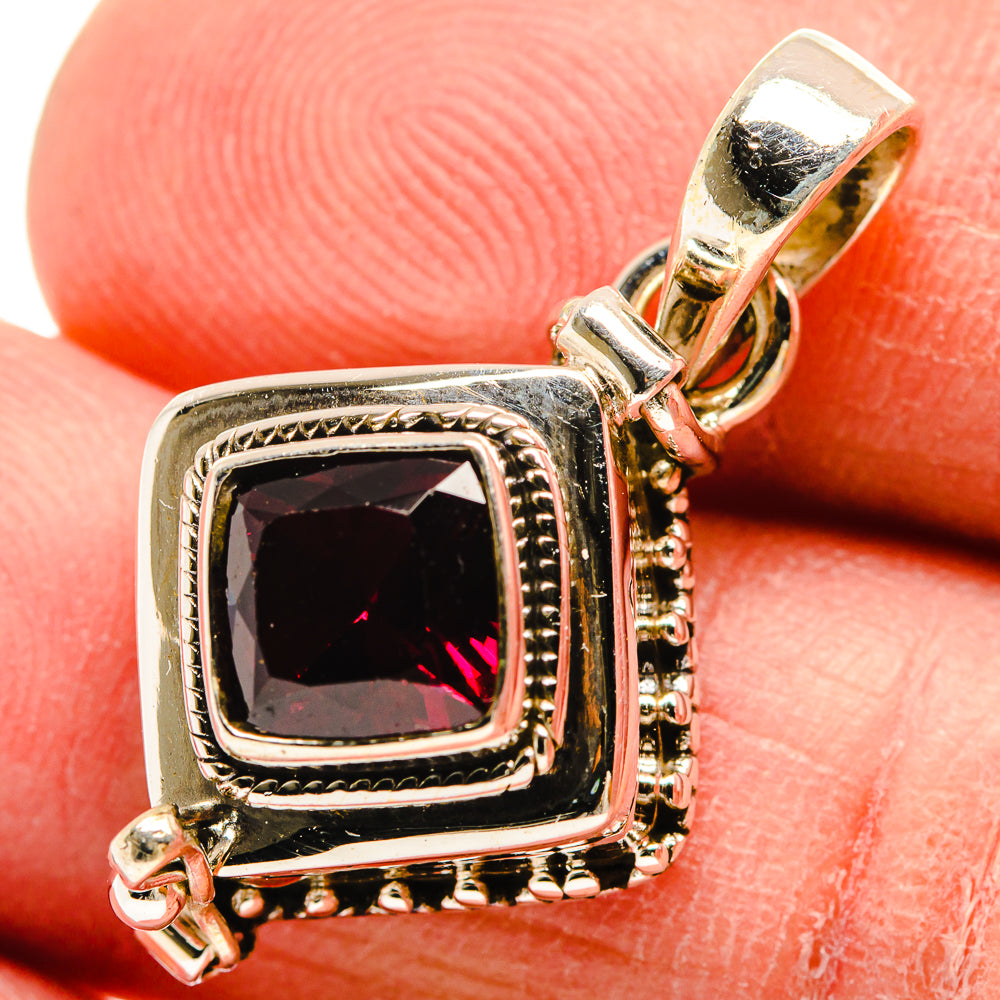 Garnet Pendants handcrafted by Ana Silver Co - PD23664