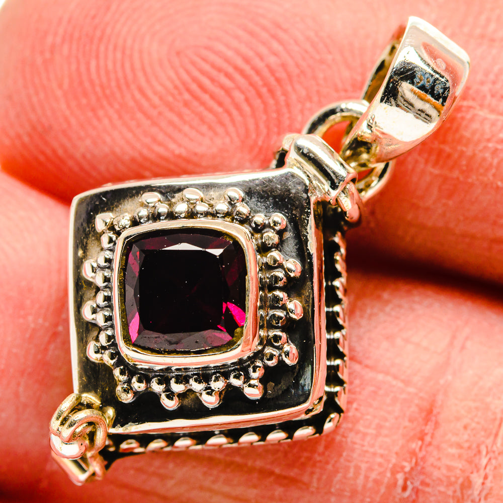 Garnet Pendants handcrafted by Ana Silver Co - PD23665