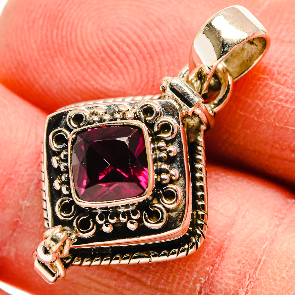 Garnet Pendants handcrafted by Ana Silver Co - PD23668