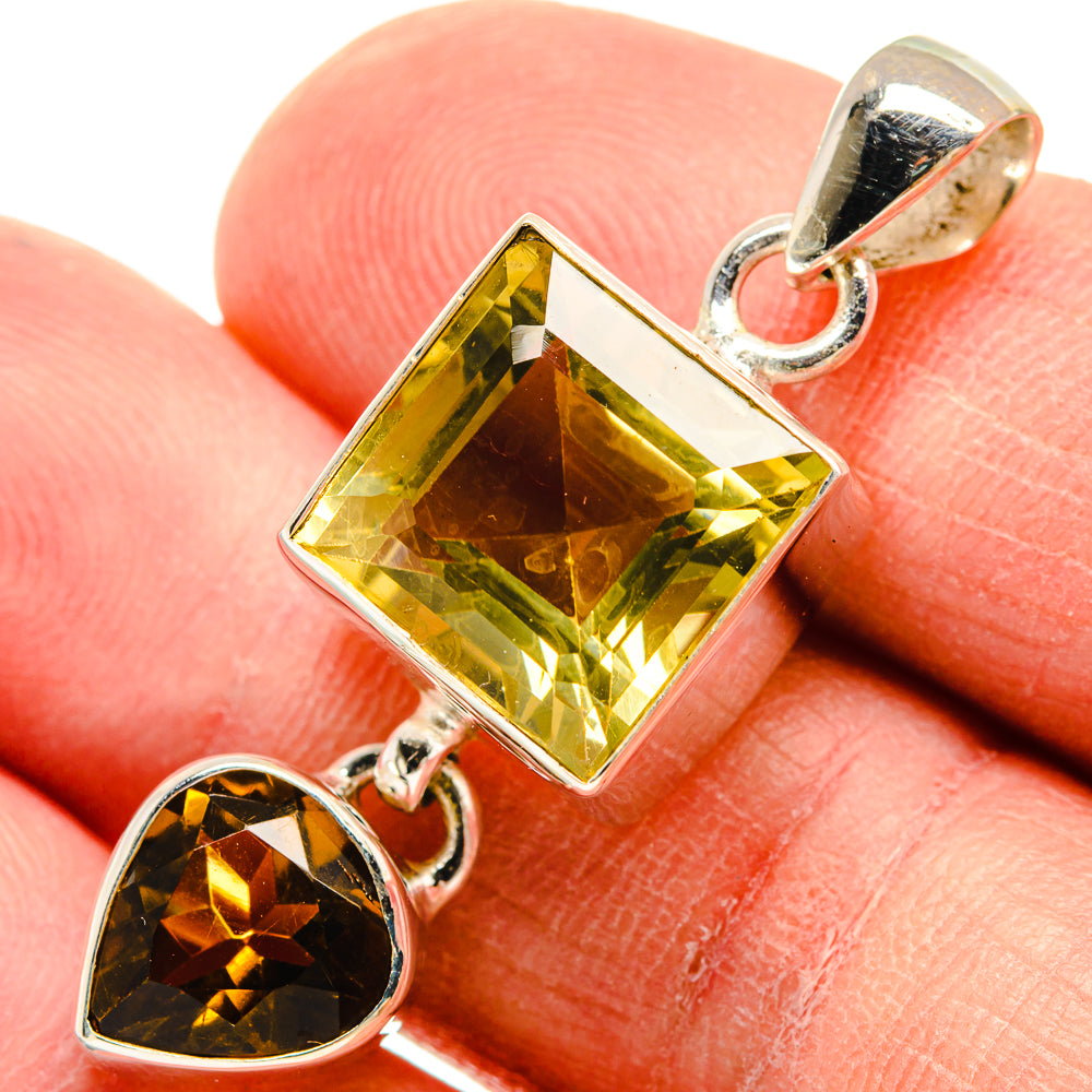 Citrine Pendants handcrafted by Ana Silver Co - PD23681