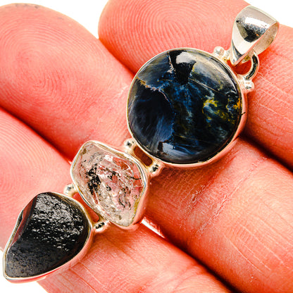 Pietersite Pendants handcrafted by Ana Silver Co - PD23694