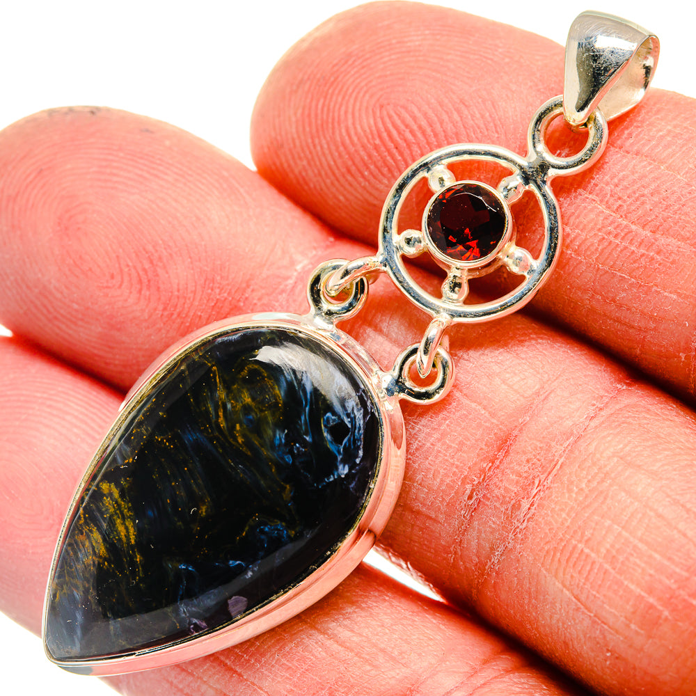 Pietersite Pendants handcrafted by Ana Silver Co - PD23695