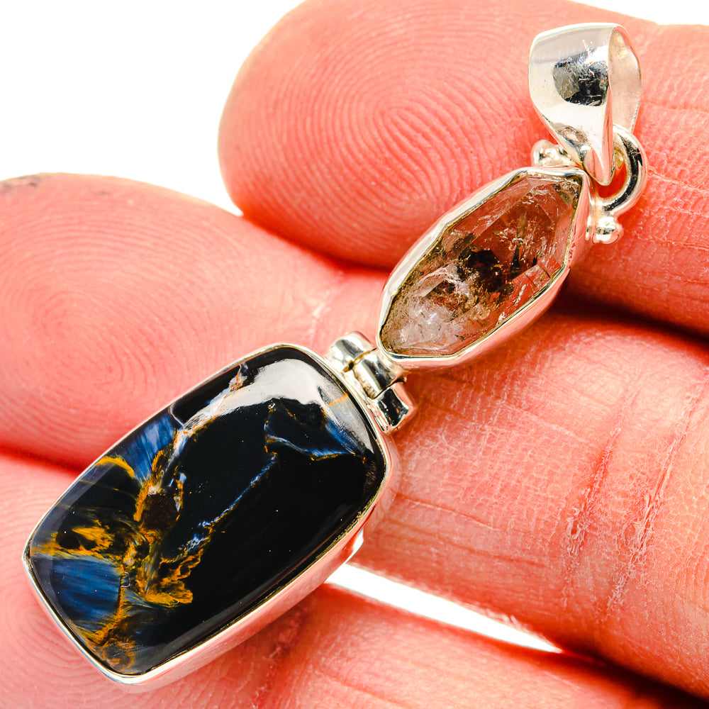 Pietersite Pendants handcrafted by Ana Silver Co - PD23696