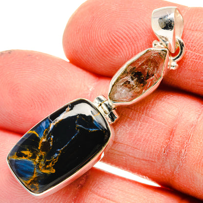 Pietersite Pendants handcrafted by Ana Silver Co - PD23696