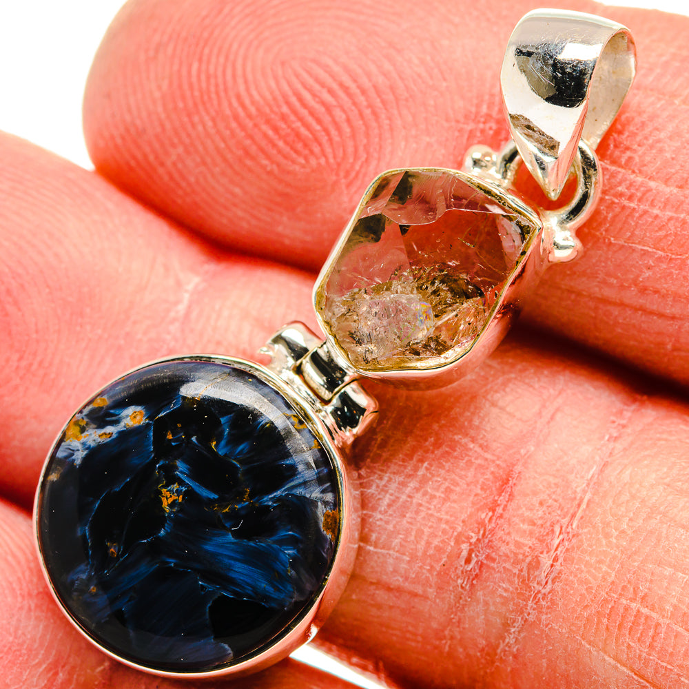 Pietersite Pendants handcrafted by Ana Silver Co - PD23699