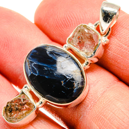 Pietersite Pendants handcrafted by Ana Silver Co - PD23701
