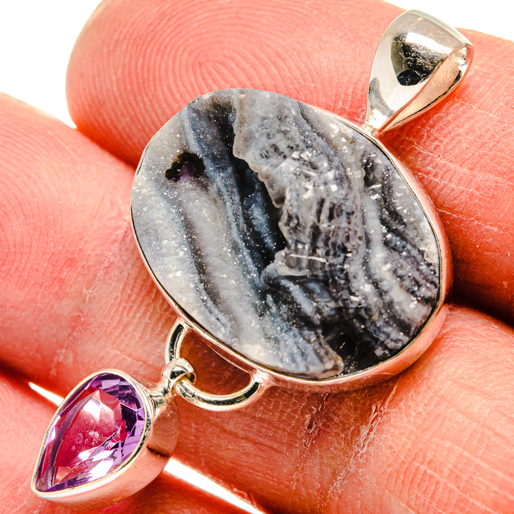 Desert Druzy Pendants handcrafted by Ana Silver Co - PD23706