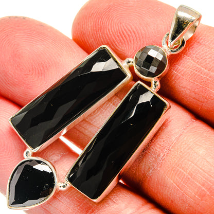 Black Onyx Pendants handcrafted by Ana Silver Co - PD23717